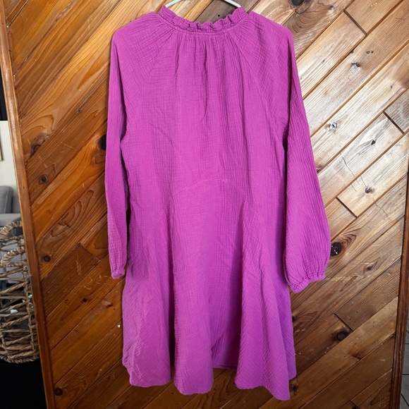 Magaschoni Purple Long-Sleeve Dress Size Medium - Picture 4 of 4